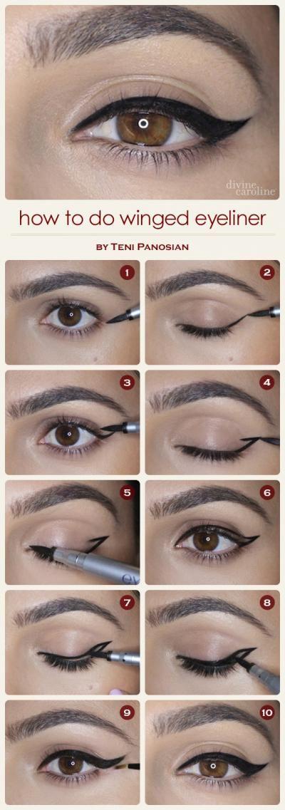 How to : Winged Eyeliner 