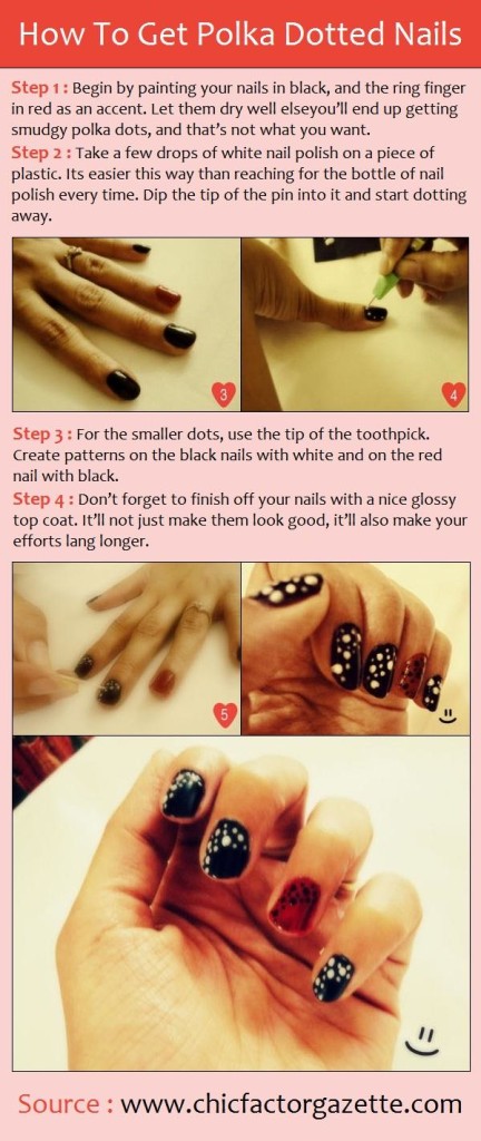 How To Get Polka Dotted Nails