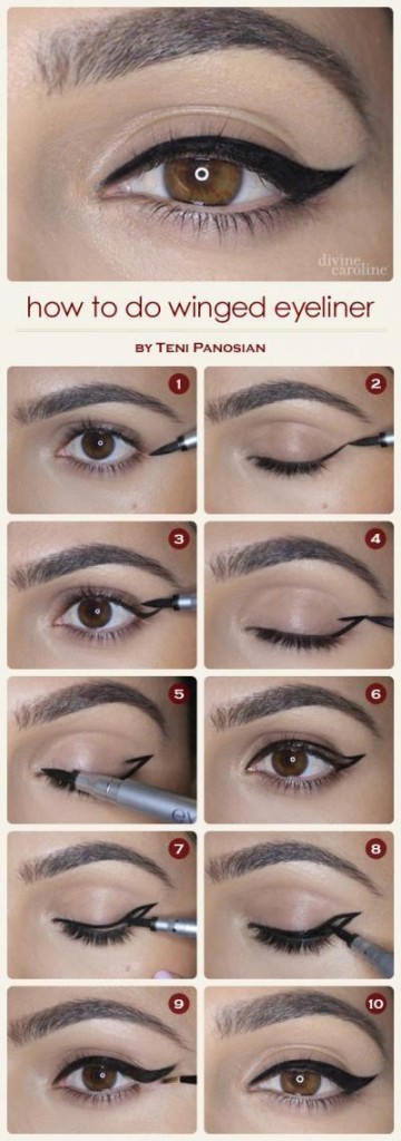 How to Do Winged Eyeliner