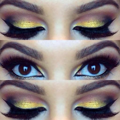 gold look