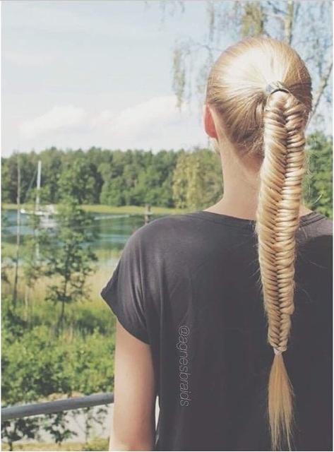 fishtail ponytail