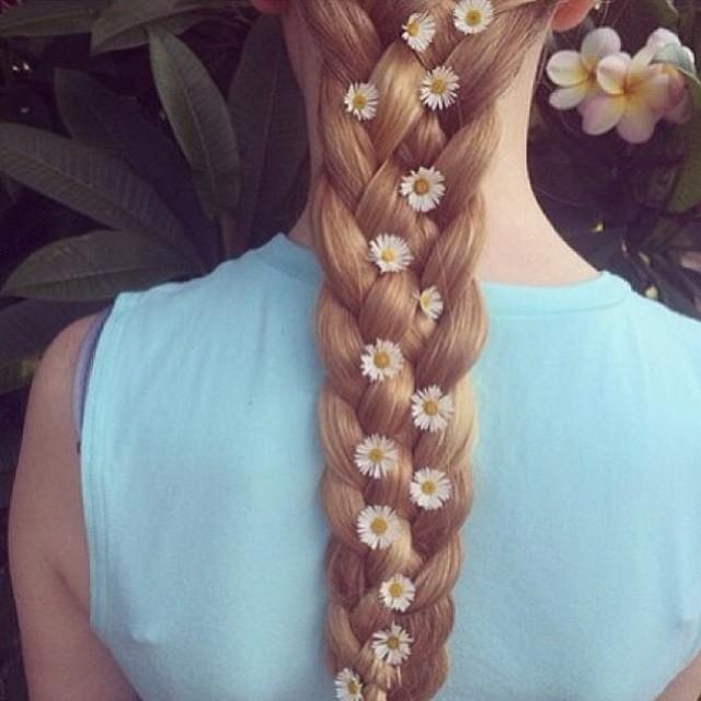5 strand with flowers
