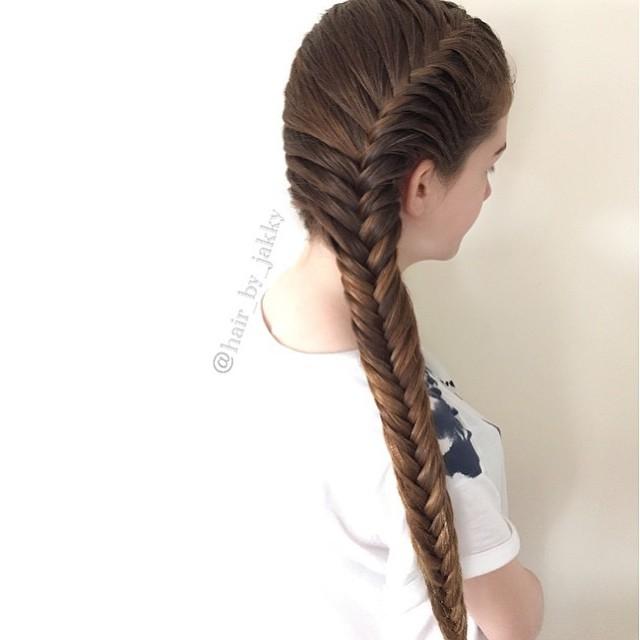 side french fishtail