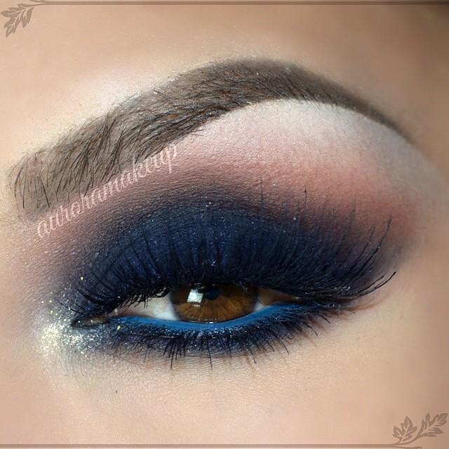 sultry navy look