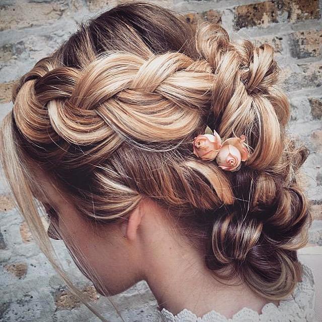 stunning bridal hair