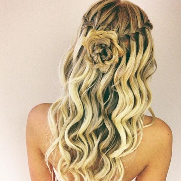 beautiful bridesmaid hair #braidelybraid