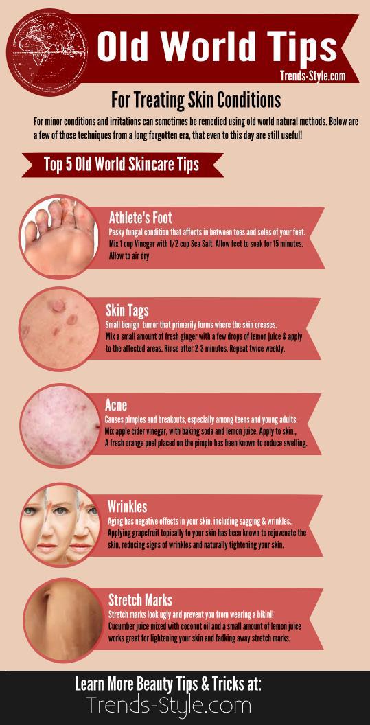 Old World Tips for Skin Conditions