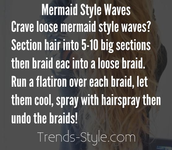 How To Get Mermaid Style Waves
