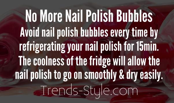 How To Prevent Nail Polish Bubbles