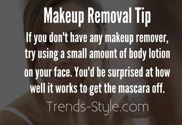 Makeup Removal Tip
